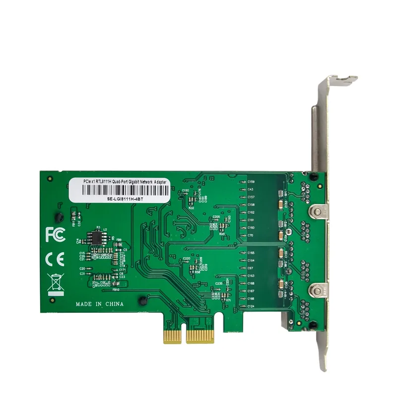 IRD-PCI1E-7314, placa de rede 1gbe rj45, 4 portas — foto 6 de 8