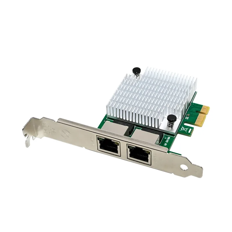 IRD-PCI1E-7377, placa de rede 1gbe rj45, 2 portas
