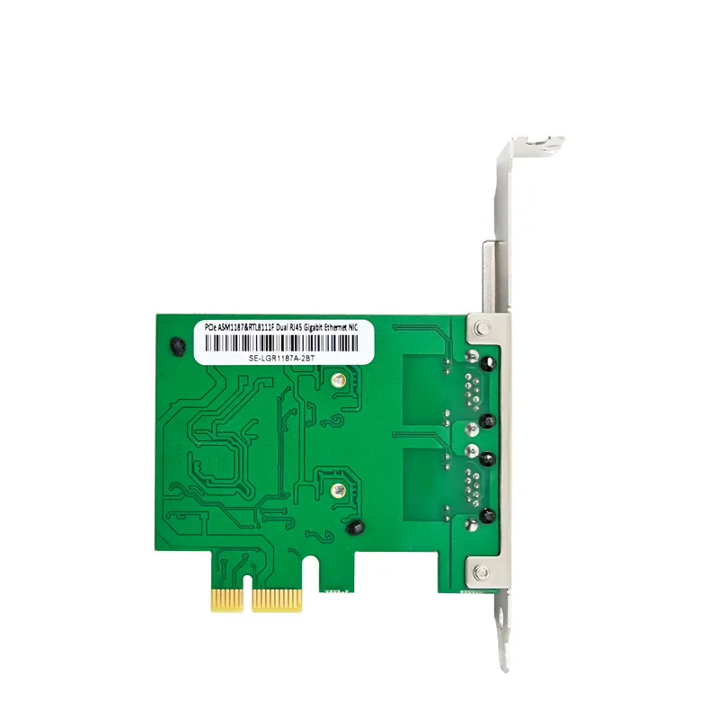 IRD-PCI1E-7377, placa de rede 1gbe rj45, 2 portas — foto 4 de 8