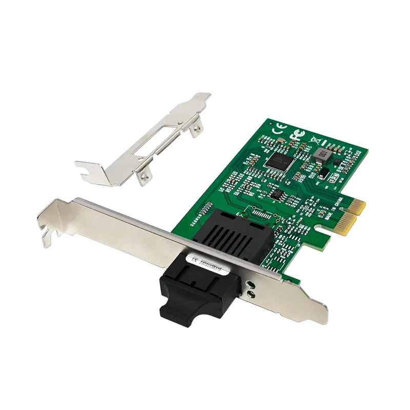 IRD-PCI1E-7383, placa de rede 1gbe sc (fibra), 1 porta — foto 2 de 8