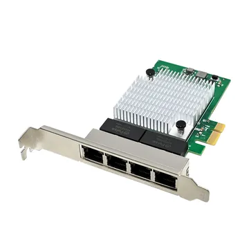 IRD-PCI1E-7387, placa de rede 1gbe rj45, 4 portas