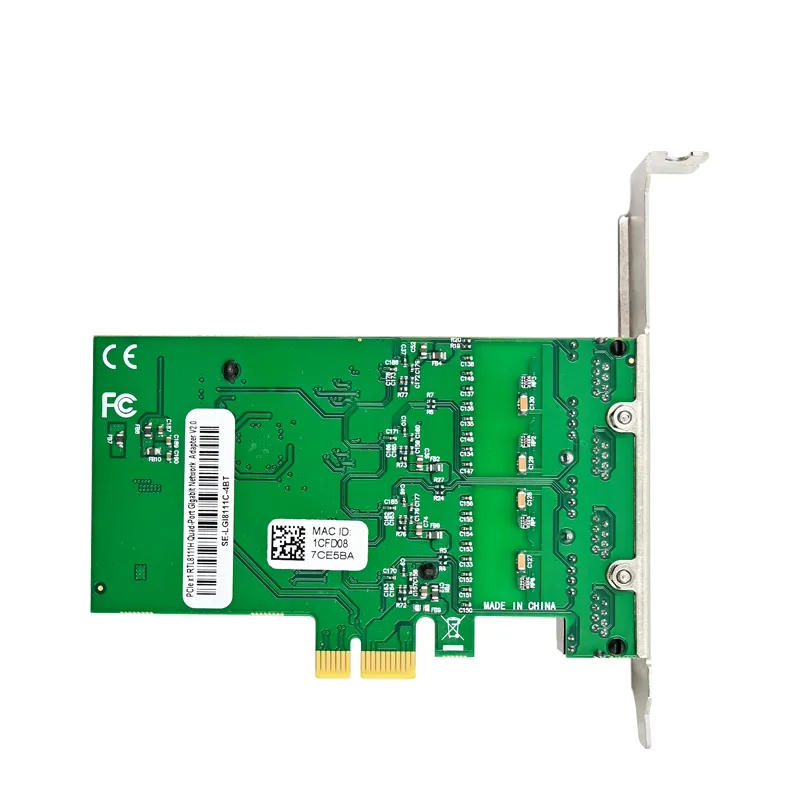 IRD-PCI1E-7387, placa de rede 1gbe rj45, 4 portas — foto 4 de 8