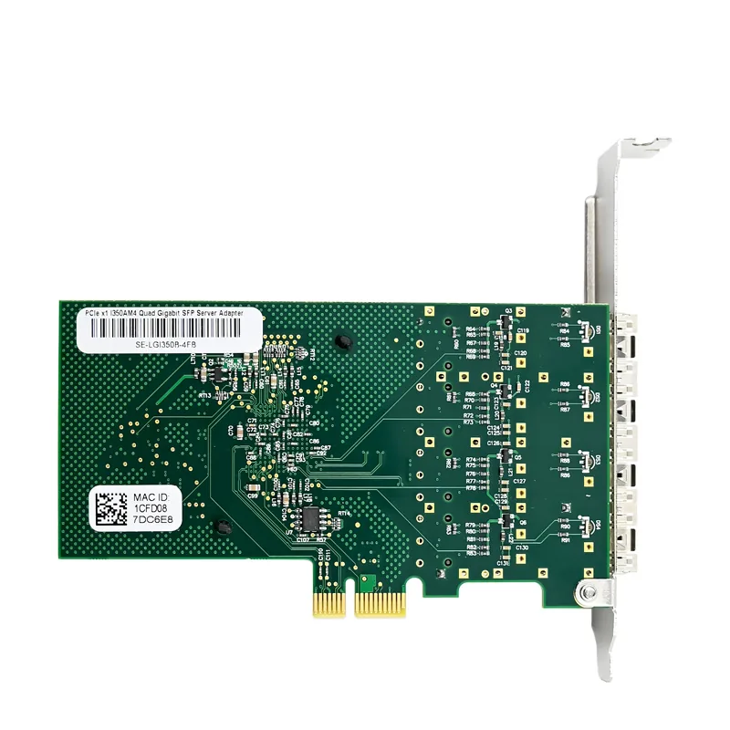 IRD-PCI1E-7407, placa de rede 1gbe sfp, 4 portas — foto 4 de 8