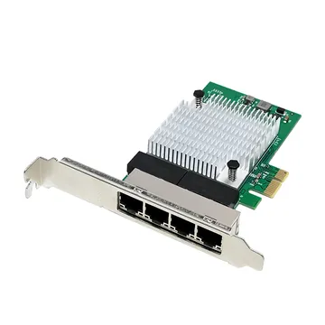 IRD-PCI1E-7414, placa de rede 1gbe rj45, 4 portas