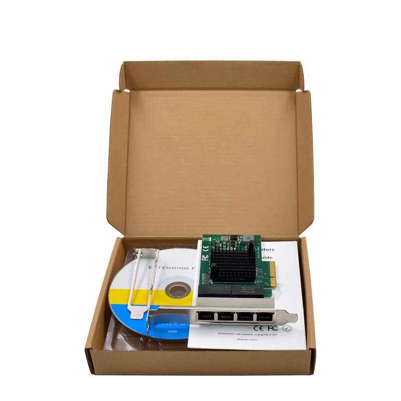 IRD-PCI4E-7208, placa de rede 1gbe rj45, 4 portas — foto 8 de 8