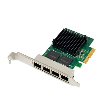 IRD-PCI4E-724-T, placa de rede 1gbe rj45, 4 portas