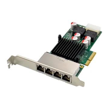 IRD-PCI4E-7246, placa de rede 1gbe rj45 poe, 4 portas