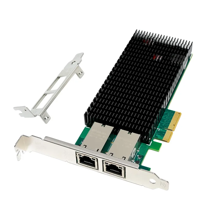 IRD-PCI4E-7298, placa de rede 10gbe rj45 poe, 2 portas — foto 4 de 8