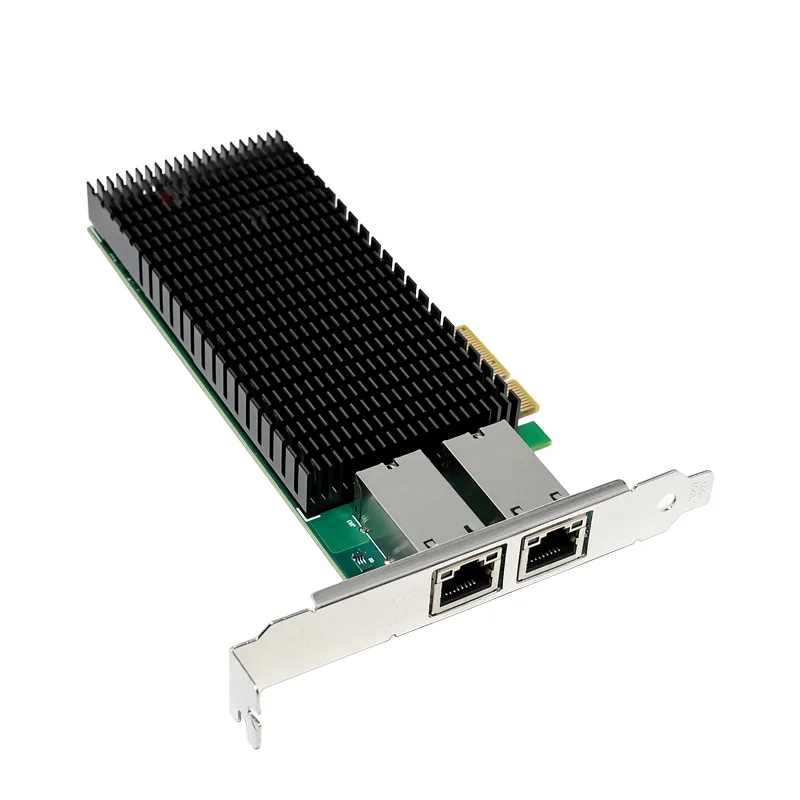 IRD-PCI4E-7298, placa de rede 10gbe rj45 poe, 2 portas — foto 5 de 8