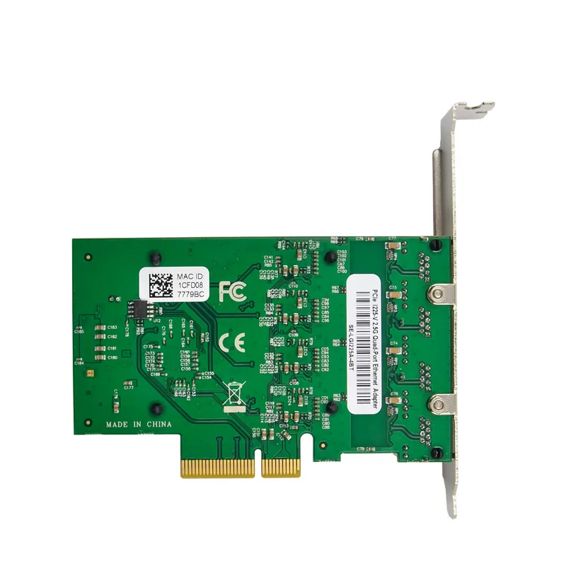 IRD-PCI4E-7309, placa de rede 2,5gbe rj45, 4 portas — foto 6 de 8