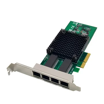 IRD-PCI4E-7310, placa de rede 1gbe rj45, 4 portas