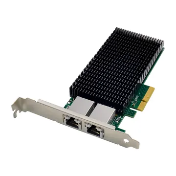 IRD-PCI4E-7319, placa de rede 10gbe rj45, 2 portas