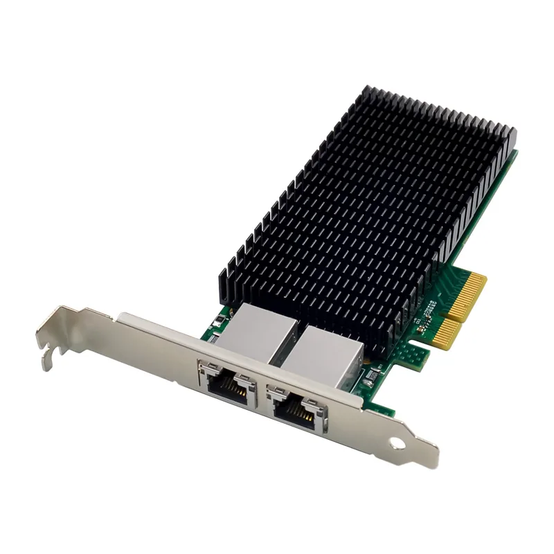 IRD-PCI4E-7319, placa de rede 10gbe rj45, 2 portas