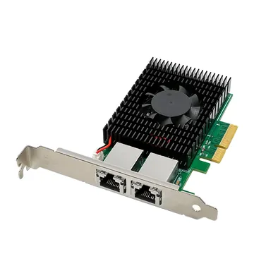 IRD-PCI4E-7358, placa de rede 10gbe rj45, 2 portas