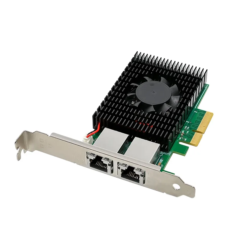 IRD-PCI4E-7358, placa de rede 10gbe rj45, 2 portas