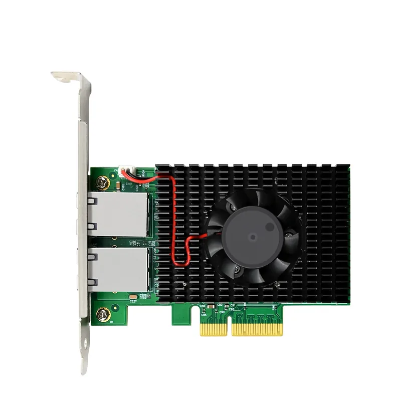 IRD-PCI4E-7358, placa de rede 10gbe rj45, 2 portas — foto 2 de 7