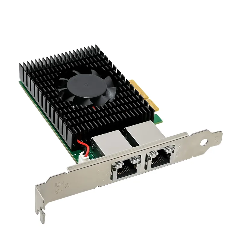 IRD-PCI4E-7358, placa de rede 10gbe rj45, 2 portas — foto 3 de 7