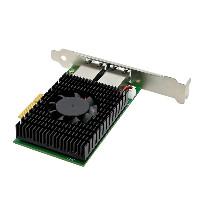IRD-PCI4E-7358, placa de rede 10gbe rj45, 2 portas — foto 5 de 7