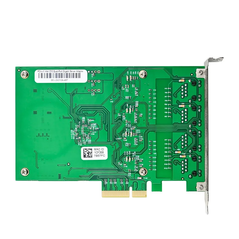 IRD-PCI4E-7372, placa de rede 1gbe rj45, 4 portas — foto 6 de 7