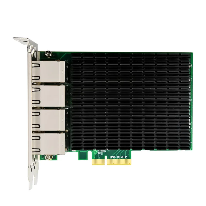 IRD-PCI4E-7373, placa de rede 1gbe rj45, 8 portas — foto 2 de 6