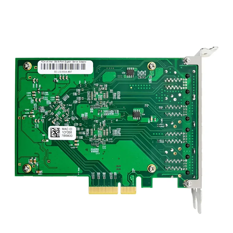IRD-PCI4E-7373, placa de rede 1gbe rj45, 8 portas — foto 6 de 6