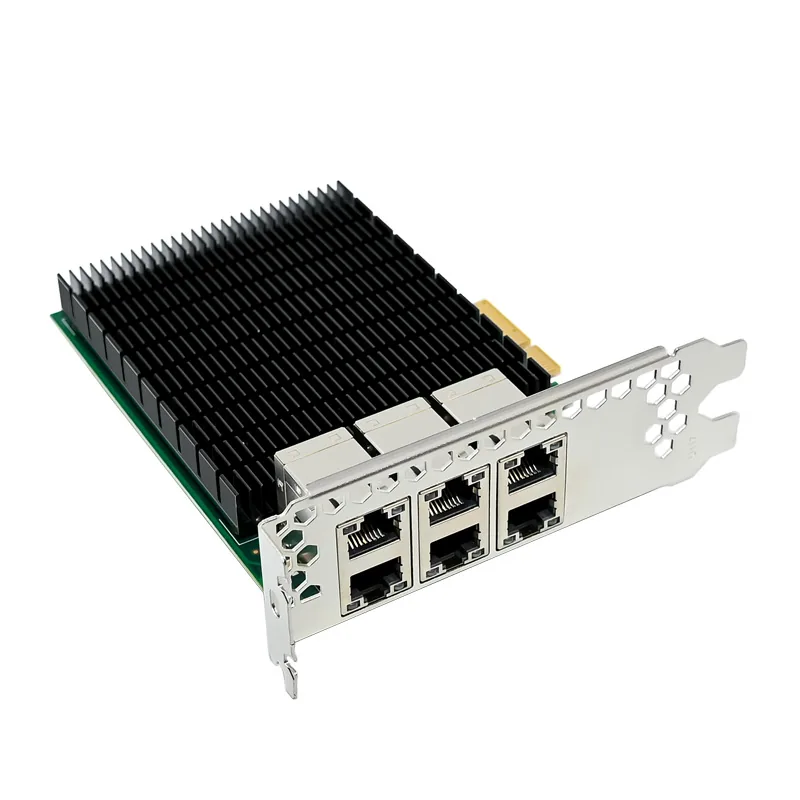 IRD-PCI4E-7376, placa de rede 1gbe rj45, 6 portas — foto 4 de 7