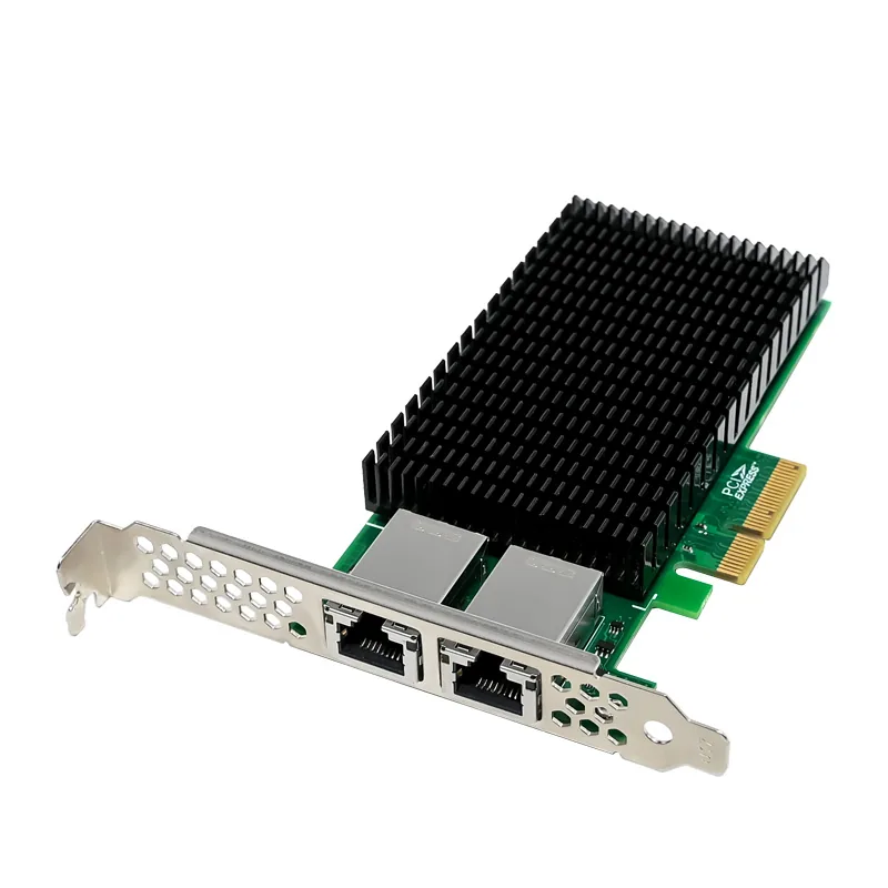 IRD-PCI4E-7405, placa de rede 10gbe rj45, 2 portas