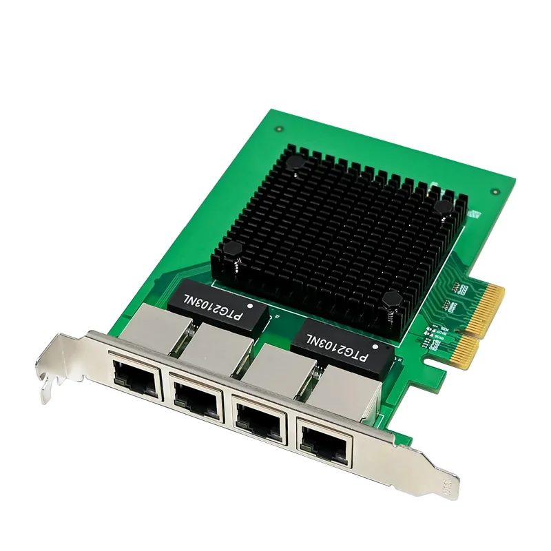 IRD-PCI4E-7418, placa de rede 1gbe rj45, 4 portas
