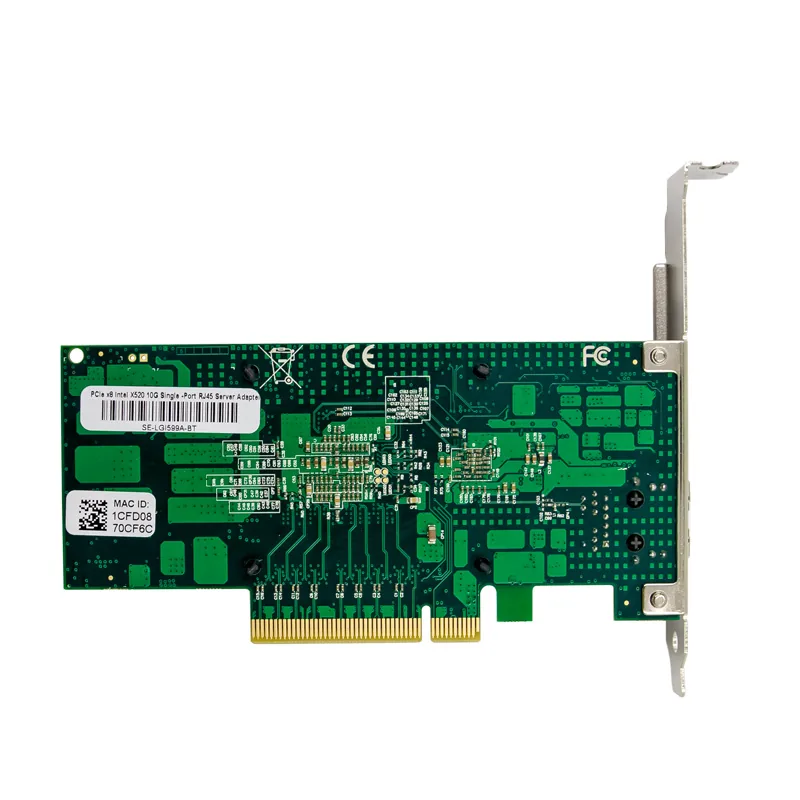 IRD-PCI8E-7213, placa de rede 10gbe rj45, 1 porta — foto 6 de 7