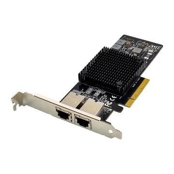 IRD-PCI8E-7280, placa de rede 10gbe rj45, 2 portas