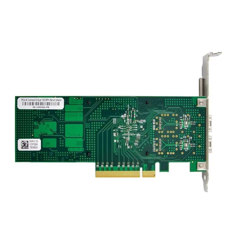 IRD-PCI8E-7286, placa de rede 10gbe sfp+, 2 portas — foto 6 de 8