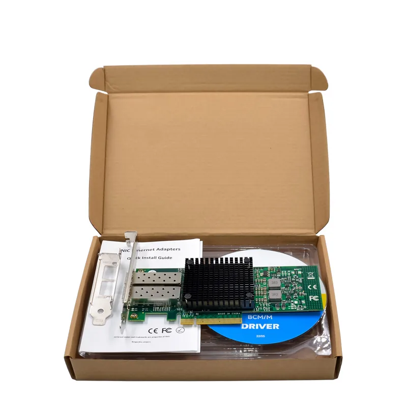 IRD-PCI8E-7286, placa de rede 10gbe sfp+, 2 portas — foto 8 de 8