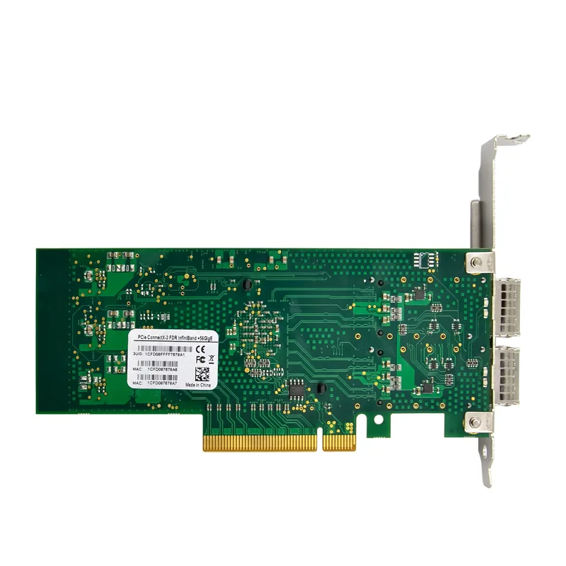 IRD-PCI8E-7295, placa de rede 56gbe qsfp+, 2 portas — foto 5 de 7