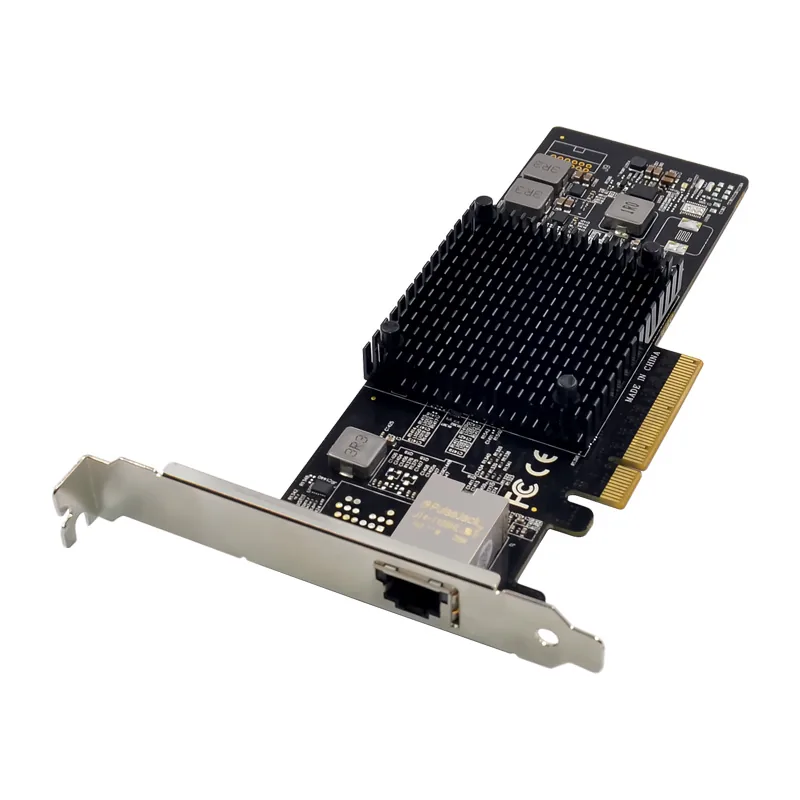 IRD-PCI8E-7307, placa de rede 10gbe rj45, 1 porta