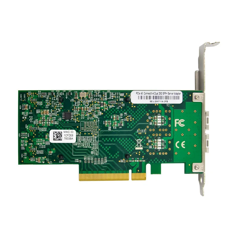 IRD-PCI8E-7312, placa de rede 25gbe sfp28, 2 portas — foto 5 de 6