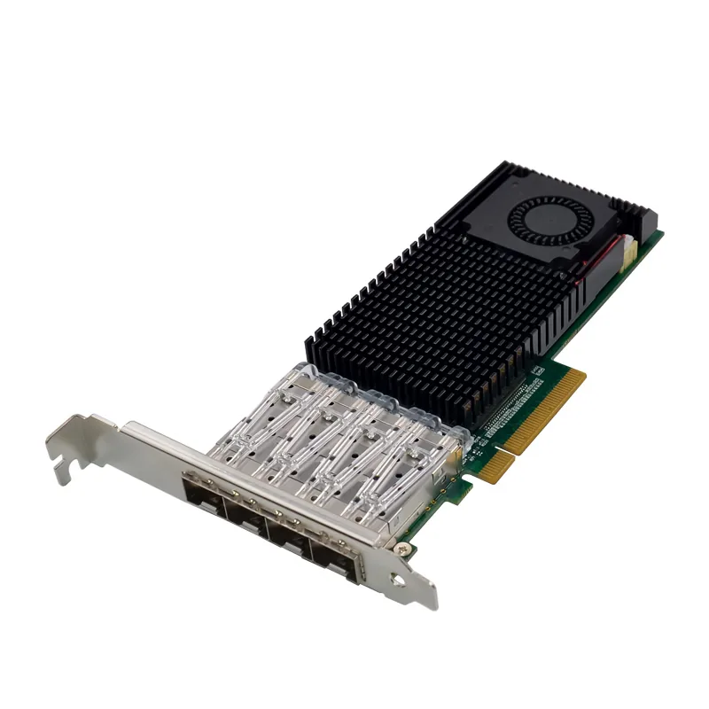 IRD-PCI8E-7313, placa de rede 10gbe sfp+, 4 portas