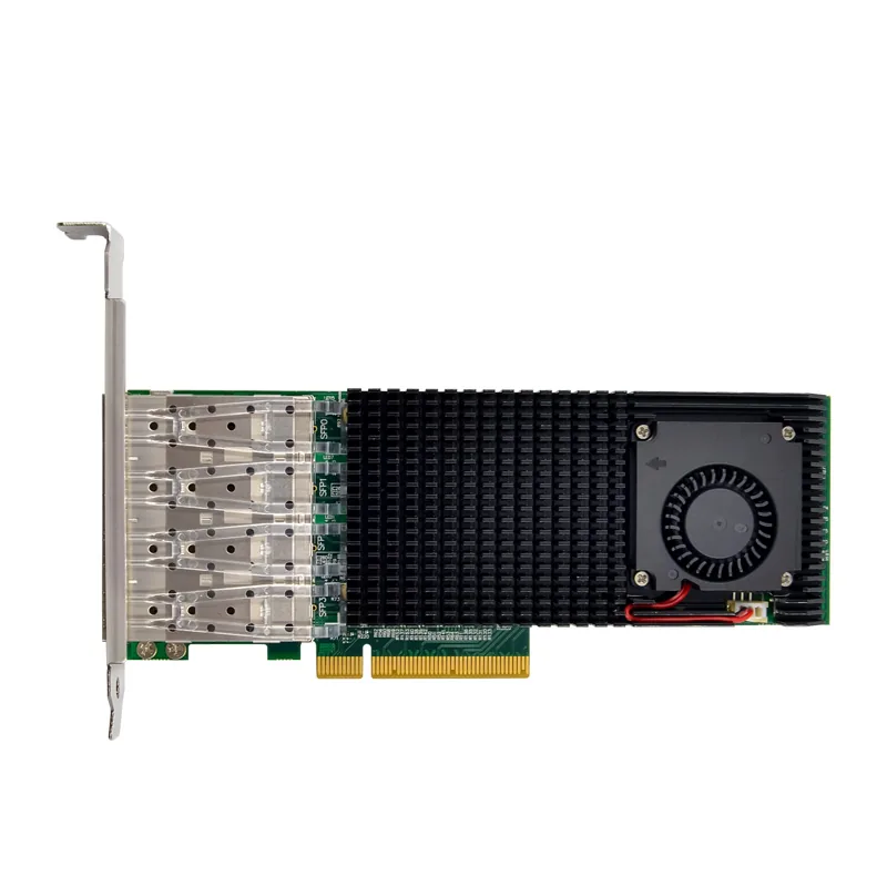 IRD-PCI8E-7313, placa de rede 10gbe sfp+, 4 portas — foto 2 de 7