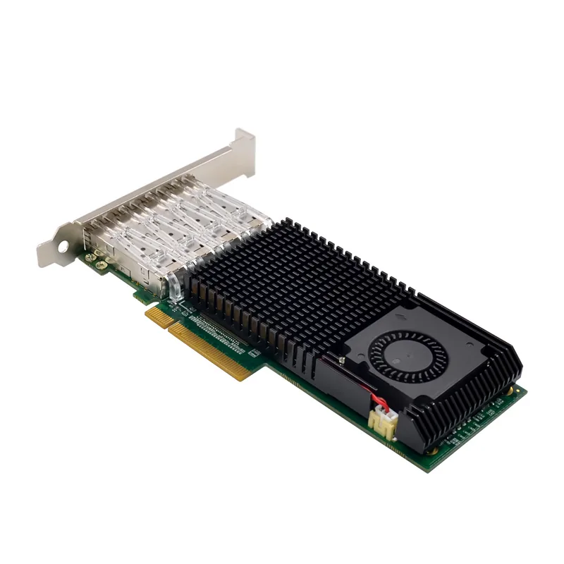 IRD-PCI8E-7313, placa de rede 10gbe sfp+, 4 portas — foto 3 de 7