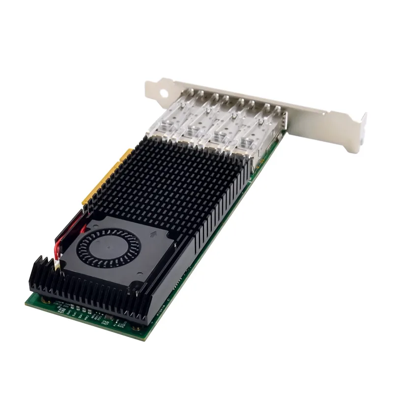 IRD-PCI8E-7313, placa de rede 10gbe sfp+, 4 portas — foto 4 de 7