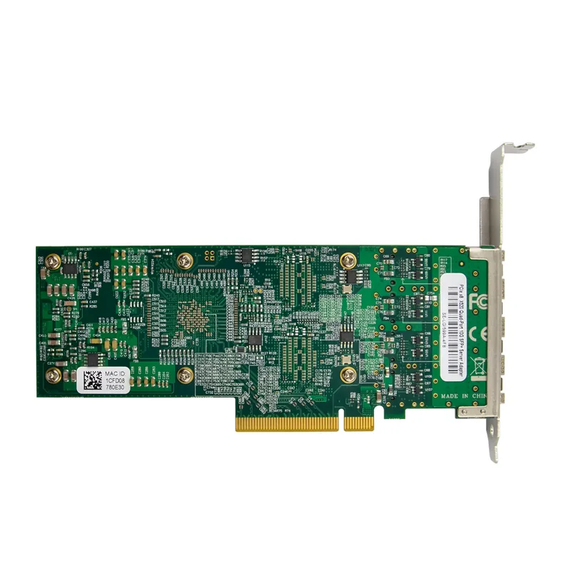IRD-PCI8E-7313, placa de rede 10gbe sfp+, 4 portas — foto 5 de 7