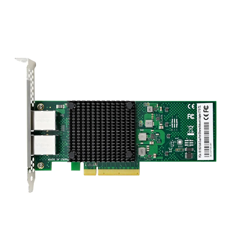 IRD-PCI8E-7323, placa de rede 10gbe rj45, 2 portas — foto 2 de 8