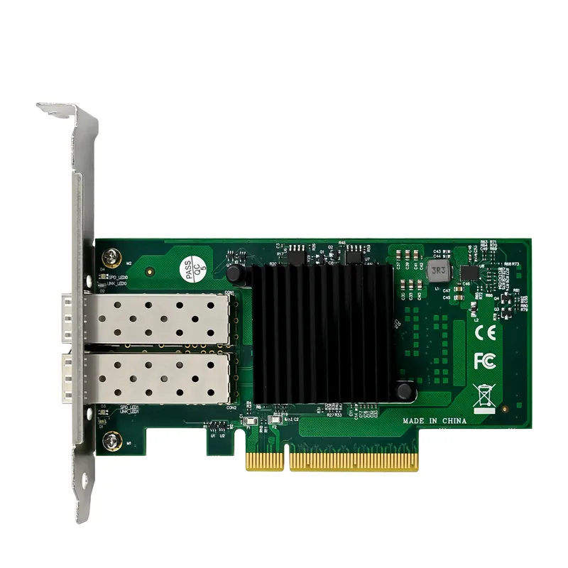 IRD-PCI8E-7327, placa de rede 10gbe sfp+, 2 portas — foto 2 de 8