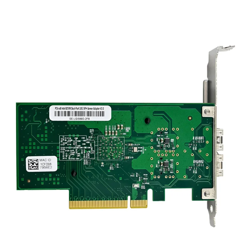 IRD-PCI8E-7327, placa de rede 10gbe sfp+, 2 portas — foto 6 de 8
