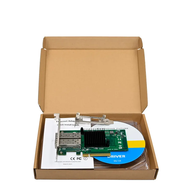 IRD-PCI8E-7327, placa de rede 10gbe sfp+, 2 portas — foto 7 de 8