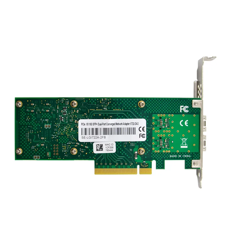 IRD-PCI8E-7328, placa de rede 10gbe sfp+, 2 portas — foto 6 de 7