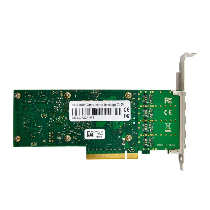 IRD-PCI8E-7329, placa de rede 10gbe sfp+, 4 portas — foto 6 de 7