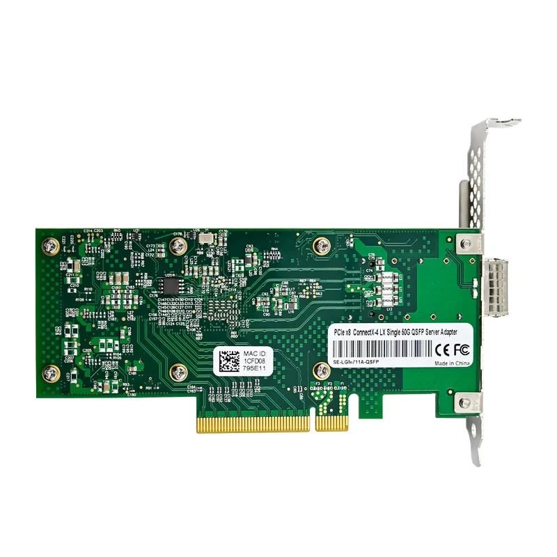 IRD-PCI8E-7330, placa de rede 50gbe qsfp28, 1 porta — foto 6 de 8