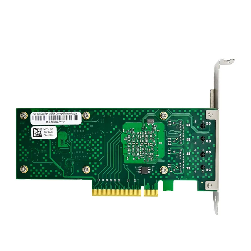 IRD-PCI8E-7335, placa de rede 10gbe rj45 poe, 2 portas — foto 4 de 8