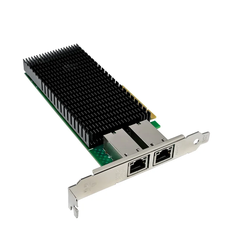 IRD-PCI8E-7335, placa de rede 10gbe rj45 poe, 2 portas — foto 5 de 8