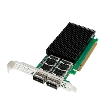 IRD-PCI8E-7336, placa de rede 100gbe qsfp28, 2 portas